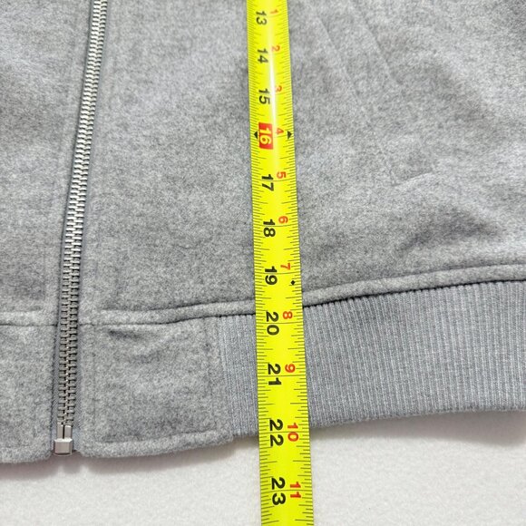 Rachel Zoe Women's Lined Ribbed Cuff/Hem Full Zip Gray Bomber Jacket Size M NWOT - Picture 10 of 10